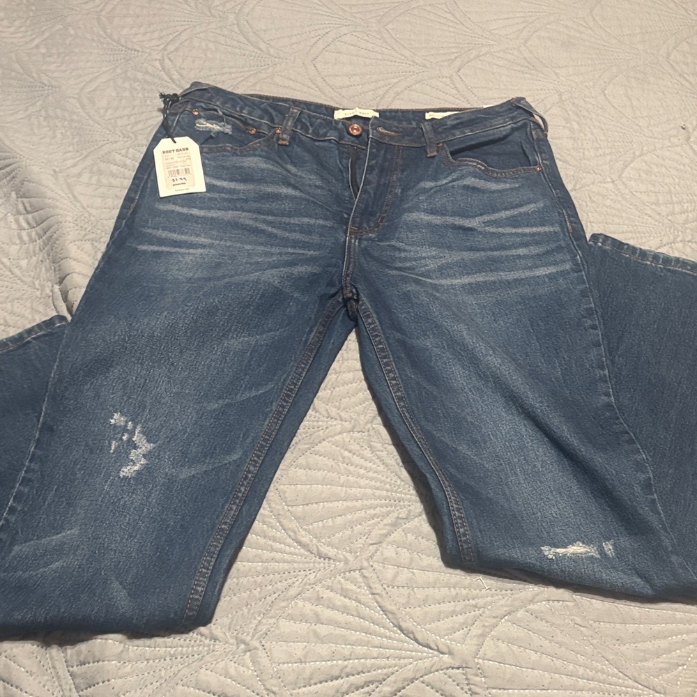 Women’s Straight Leg Jeans - Dark Blue